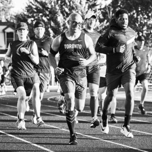 Training run with NIKE